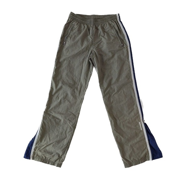 Vintage Britney Spears Abercrombie Flare Zipper Leg Track Pants in Green - Picture 1 of 7